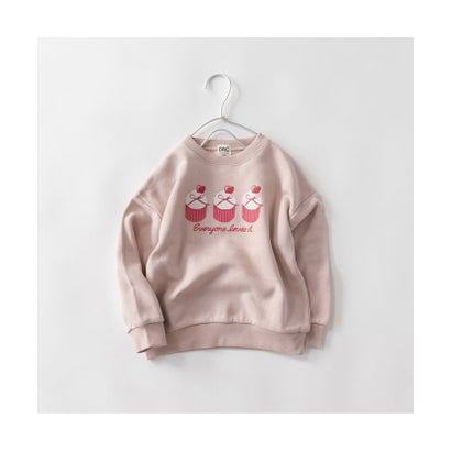 ブランシェス branshes 【DRC/裏起毛】アソートグラフィックトレーナー （31_ピンク_ケーキ）