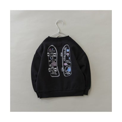 ブランシェス branshes 【DRC/裏起毛】アソートグラフィックトレーナー （93_黒_スケボー）