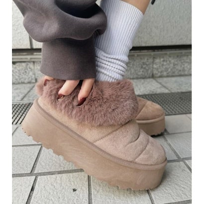 アールアンドイー R&E 【R&E】フェイクファームートンスリッポン （オーク）