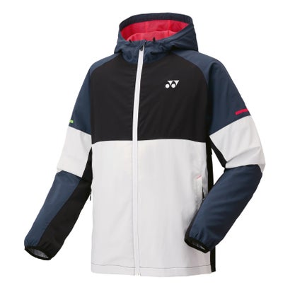 ヨネックス YONEX ヨネックス YONEX テニス ユニ裏地付ウォームアップパーカー 52016 （011 ホワイト）