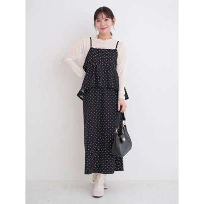 リジェイ＆スプル Re-J&SUPURE [SET]ビスチェドッキングジャンスカ×シアートップス（無地・ドット柄） ..