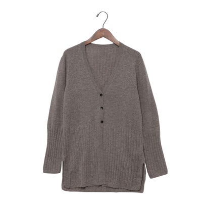 エグランティーヌ EGLANTINE カシミヤブレンドVネックロングカーディガン （モカ）