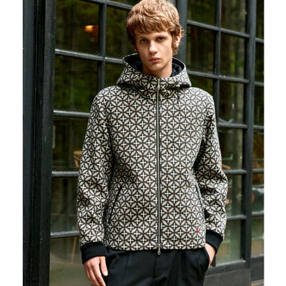 ドレステリア DRESSTERIOR オーバーラップサークル ウールジャカードパーカー （ベージュ(152)）