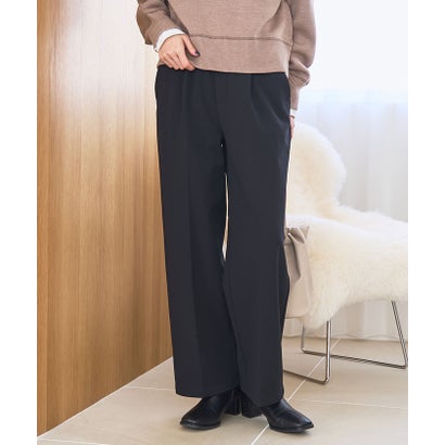 【定番】イージービューティー裏起毛ワイドパンツ（WEB限定サイズあり）