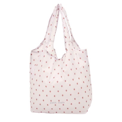 プティマイン petit main ポケッタブルエコバッグ （L・ピンク）