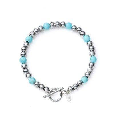 ライオンハート LION HEART 【限定展開】“LH-1”インナーチェーンビーズブレスレット（6mm）/ステンレス..