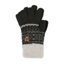 ダックス DAKS 婦人 ニット手袋 (チャコール)