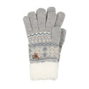 ダックス DAKS 婦人 ニット手袋 (グレー)