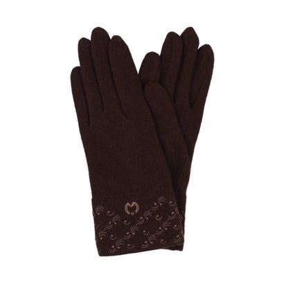 ミラショーン mila schon 婦人 ジャージ手袋 五本指 （チョコ）