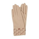 ミラショーン mila schon 婦人 ジャージ手袋 五本指 (ベージュ)