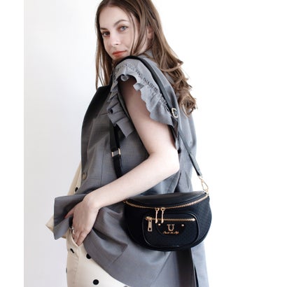 ユー U Moelleux【モワルー】ボディバッグ （ブラック）