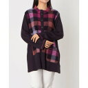 ファイン FINE カーディガン (パープル)