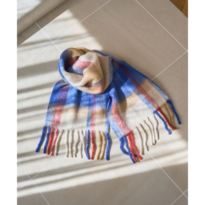 【PANKAJ（パンカジ）】チェックボリュームマフラー