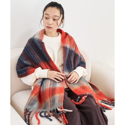 【PANKAJ（パンカジ）】チェックボリュームマフラー