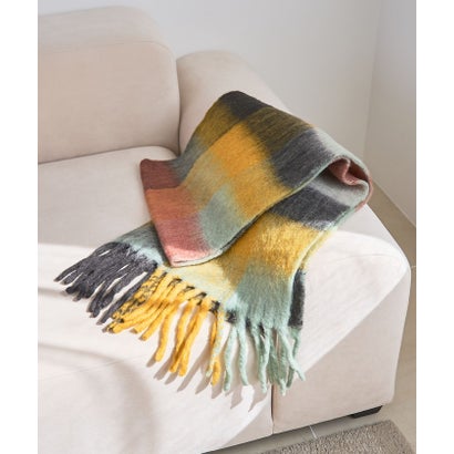 【PANKAJ（パンカジ）】チェックボリュームマフラー