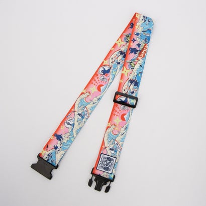 ノーブランド no brand タビタツ 蓄光スーツケースベルト （波と忍者）