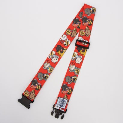 ノーブランド no brand タビタツ スーツケースベルト （招き猫 赤）