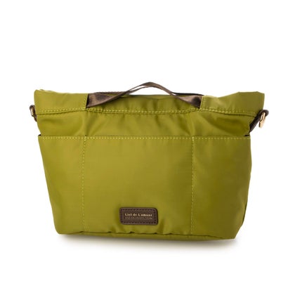 ビアデルトリトーネ Via Del Toritone 10ポケット ショルダーにもなる バッグインバッグ S （グリーン）