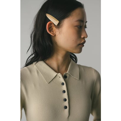 ニュアンスのあるマーブル調カラーが可愛いミニヘアクリップ。コーディネートと相性が良く、シーズンレスでスタイリングに取り入れやすいヘアアクセサリー。【製品寸法】FREE タテ:1.9cm||ヨコ:7cm【素材】アクリル樹脂 亜鉛合金FREE : 【幅】7cm別カラーはこちら！ ブラウン(柄BRN5)