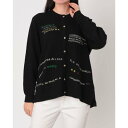 ファイン FINE カーディガン (ブラック)