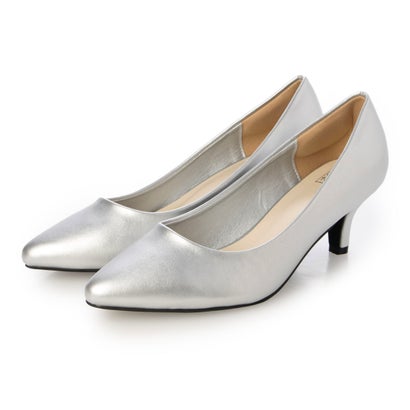 プログレッソ コンフォート progresso comfort プレーン合皮パンプス （SILVER）