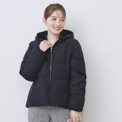 インデックス index KAWADAダウンペプラムショートコート【ウォッシャブル・撥水・静電気防止裏地】 （ネイビー(094)）