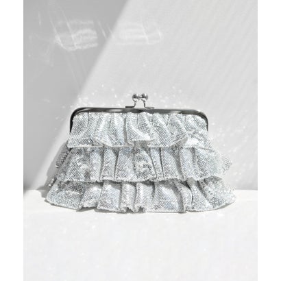 レジャ Leja スパンコールフリルデザイン2WAYバッグ結婚式 パーティー 成人式 二次会 同窓会 お呼ばれ ..