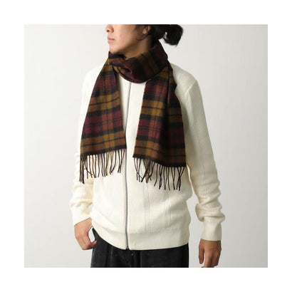 フレッドペリー FRED PERRY FRED PERRY マフラー C8137 ウール タータンチェック （P96/ボルドー）
