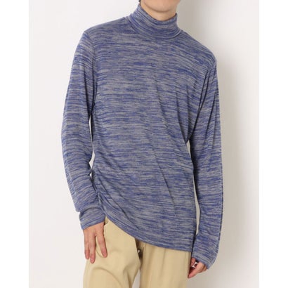 モードフルーレ MODE FOURRURE イタリア製メンズタートルカットソー (ブルー)