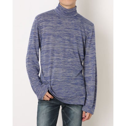 モードフルーレ MODE FOURRURE イタリア製メンズタートルカットソー (ブルー)