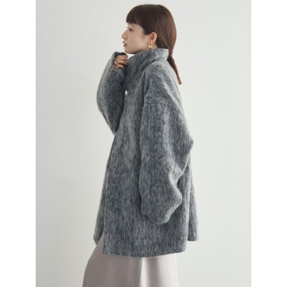 レトロガール RETRO GIRL シャギースタンドカラーコート （GRY2）