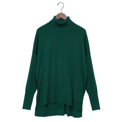 ミ・デゥー mi・deu・・・ タートルネックドロップ袖チュニック （グリーン）