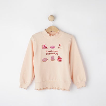 シューラルー キッズ SHOO・LA・RUE／Kids 【100-150cm】モチーフ刺繍使いスウェット （ライトピンク(070)）