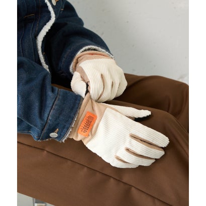 ユニバーサルオーバーオール UNIVERSAL OVERALL UO コーデュロイグローブ （アイボリー）