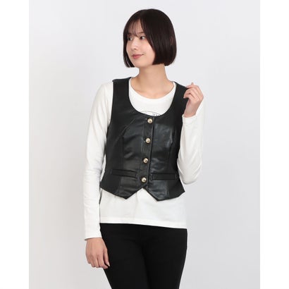 デニーローズ DENNY ROSE フェイクレザージレ （BLACK）