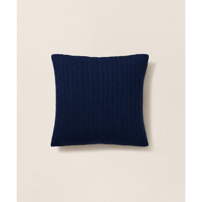 ラルフ ローレン ホーム RALPH LAUREN HOME ケーブルド カシミヤ スロー ピロー （410ネイビー）