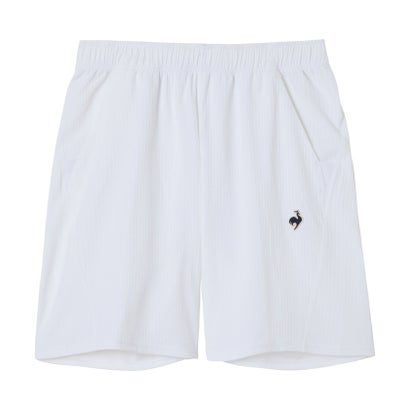 アリーナ arena ルコックスポルティフ le coq sportif テニス ゲームパンツ 半ズボン ボトムス ショート ハーフ メンズ 男性 吸汗速乾 ストレッチ U （WH00 ホワイト）