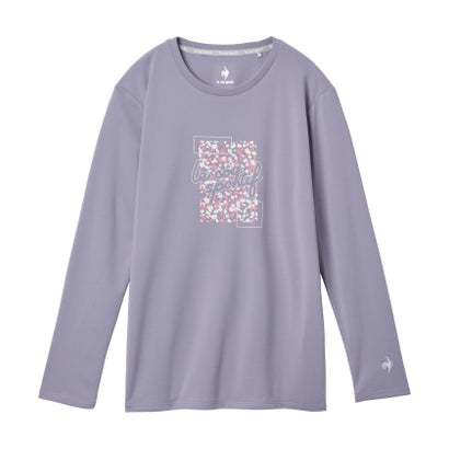 ルコックスポルティフ le coq sportif ルコックスポルティフ le coq sportif テニス 長袖プラクティスシャツ ゲームシャツ トレーナー トップス レディース ウェメンズ 女 （PP00 パープル）