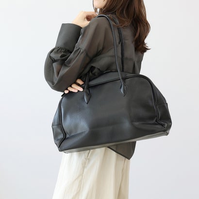 アレッタ ヴィータ Aletta vita フェイクレザーボストンバッグ （ブラック）