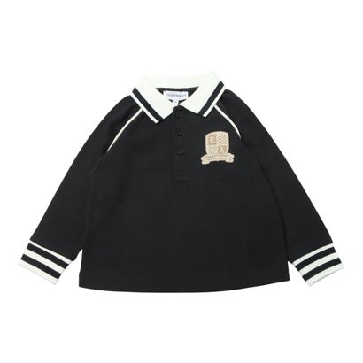 襟付きデザインが上品なカレッジ風ポロシャツ。袖と襟にラインを施し、スポーティーな印象をプラスしています。胸元のワッペンがアクセントになり、シンプルながら存在感のある1枚。デイリーにもフォーマルにも活躍します。※当ブランドはインポートセレクト品として、FENDI・STORY LORIS・Chlo?・SIMONETTA をはじめとする複数の海外ブランドの商品を厳選して販売しております。そのため、ブランドタグや洗濯表示タグがない場合がございます。品質には問題ございませんので、安心してお買い求めください。85 : 【着丈】34cm / 【胸囲】60cm