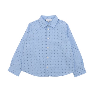 エンポリオ アルマーニ EMPORIO ARMANI シャツ・ブラウス_長袖シャツ （ブルー）