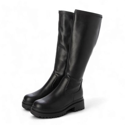 ブランコワール Balancoire やわらかストレッチロングブーツ （ブラック）