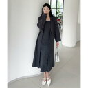 ジャスミングランディフローラム Jasmine Grandiflorum 【Jasmine】ニットチューブワンピース+ロングカーディガン (グレー)