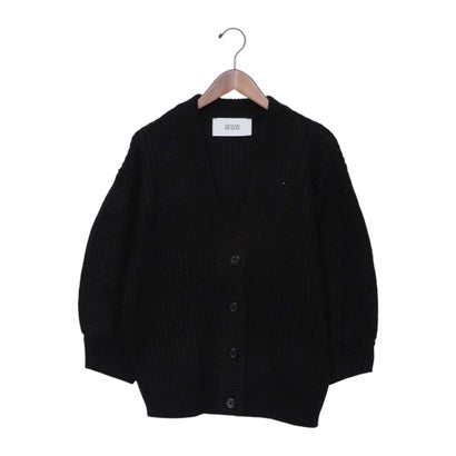 シルビアン ヒーチ SILVIAN HEACH あぜ編みVネックカーディガン （BLACK）