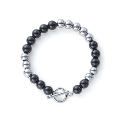 ライオンハート LION HEART 【限定展開】“LH-1”インナーチェーンビーズブレスレット（8mm）/ステンレス..