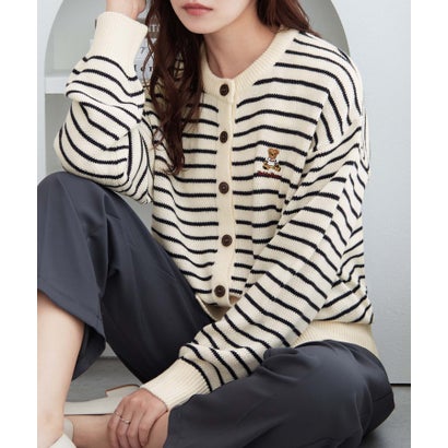 ヴィオラ エ ヴィオラ Viola e Viola 【テディベア】ニットカーディガン （ボーダー）