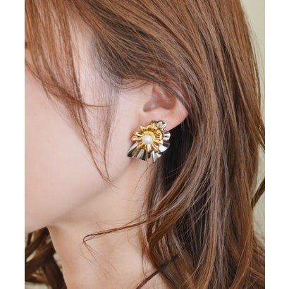 スタイロ styiro ニッケルフリー4wayメタルカスタムパールピアス （ゴールド＆シルバー）