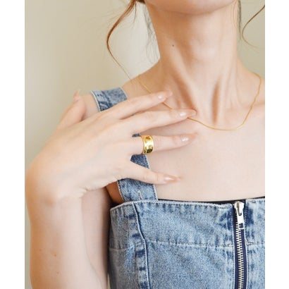 スタイロ styiro ニッケルフリー バルキーメタルリング （ゴールド）