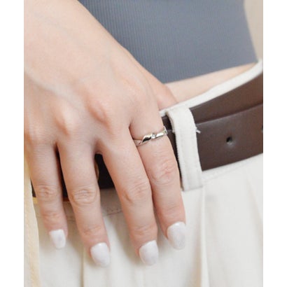 スタイロ styiro ニッケルフリー ツイストメタルリング （シルバー4）