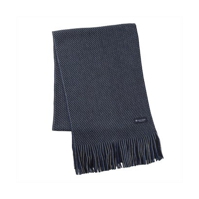 トーキョーシャツ TOKYO SHIRTS ラッセル マフラー ベーシック メンズ レディース （ネイビー）